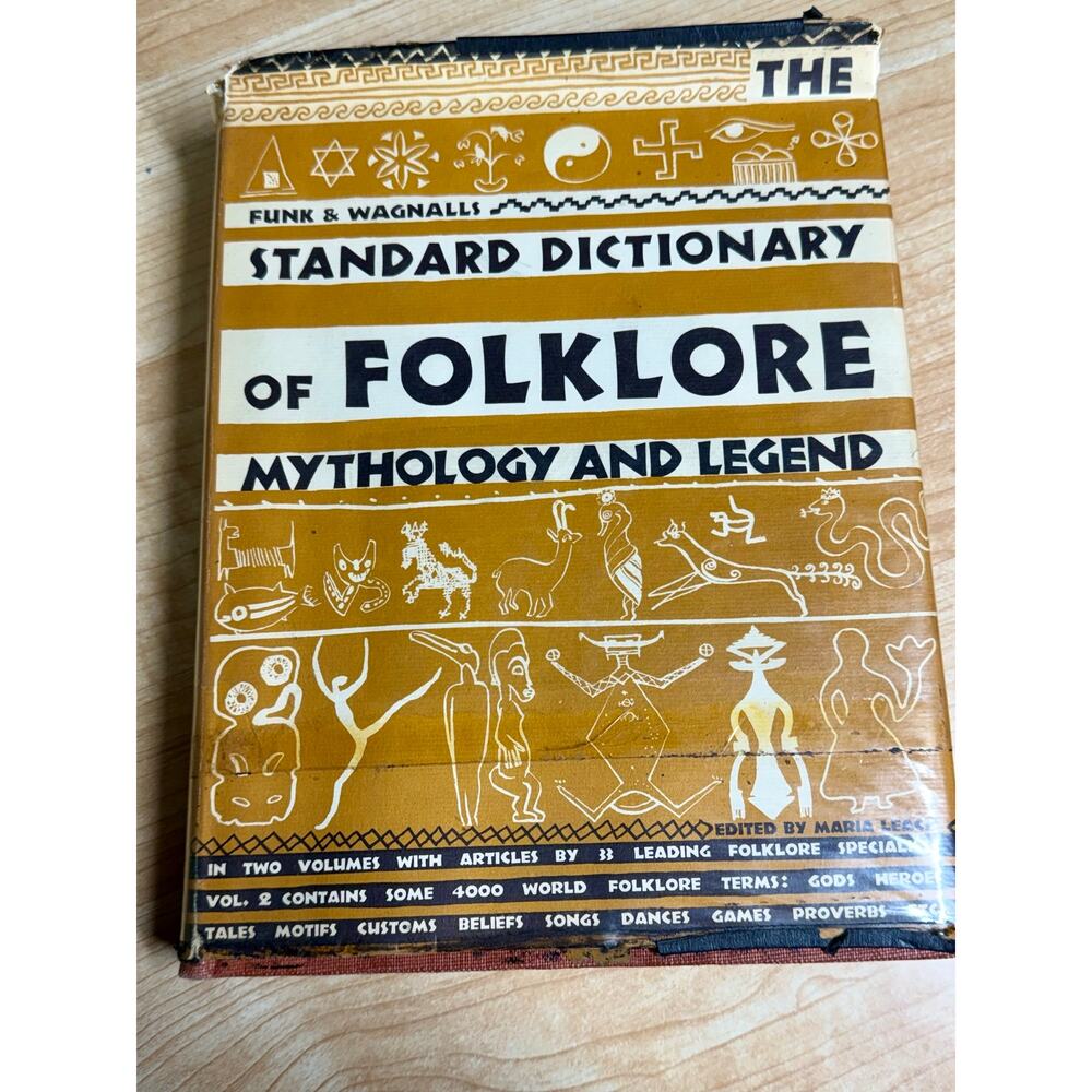 Funk&Wagnalls Standard Dictionary Of Folklore Mythology&Legend Vol 2
